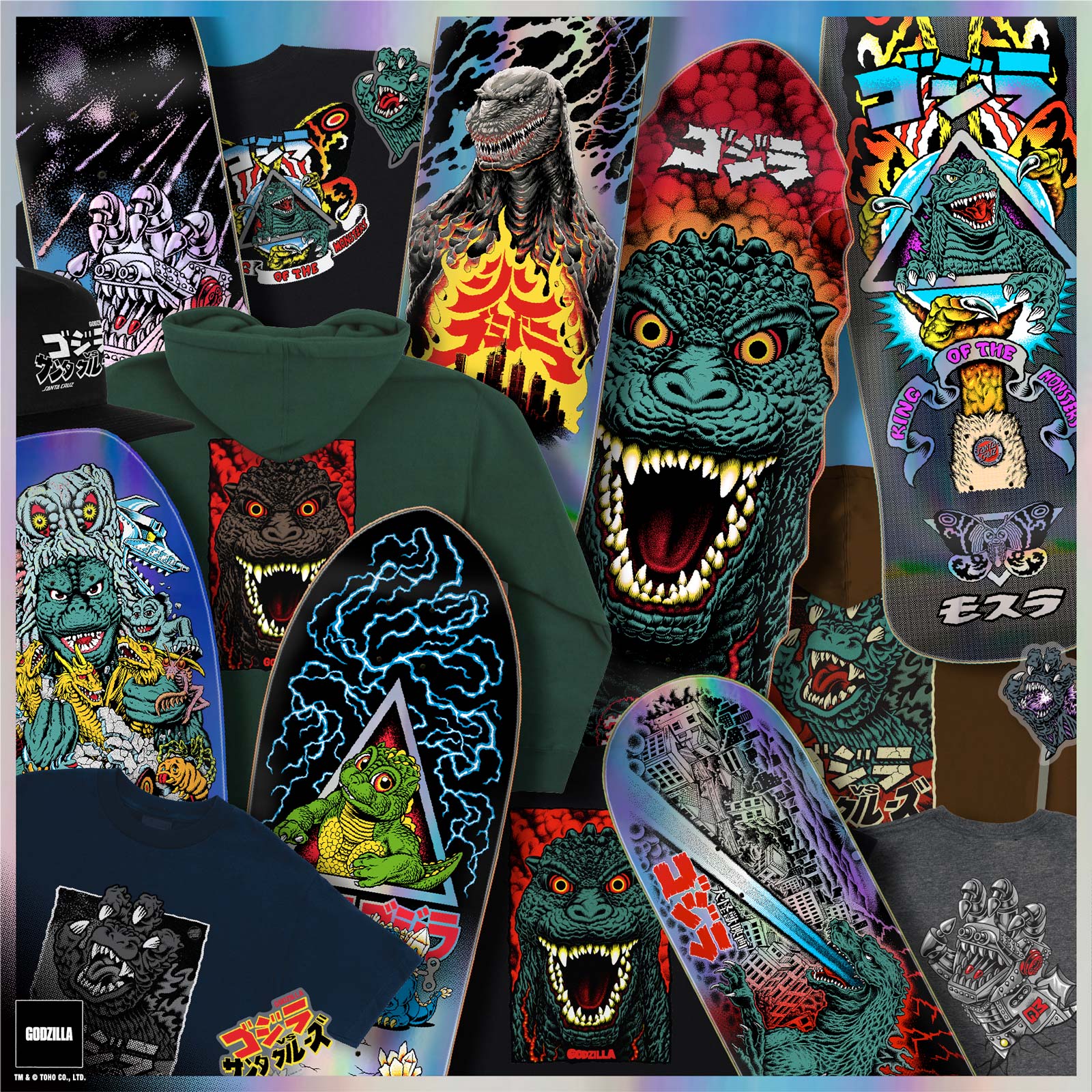 Santa Cruz X Godzilla Collection